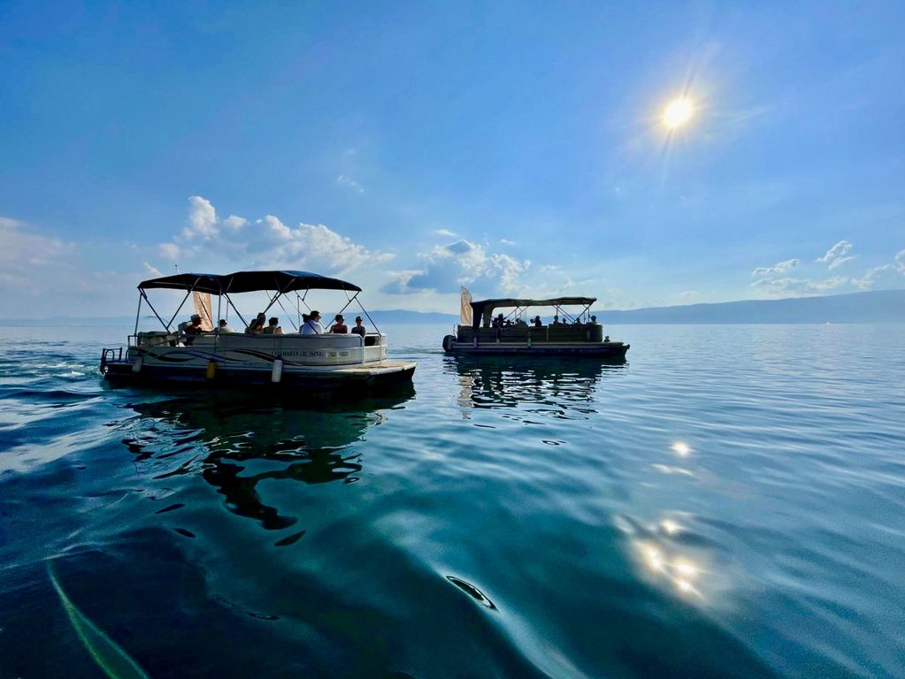 Balkan boottocht Ohrid lake